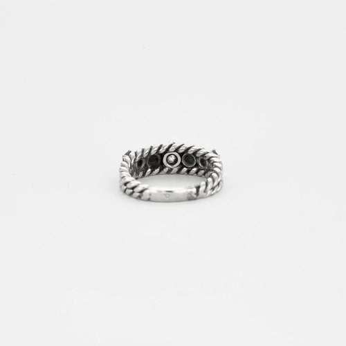 Bague 51 Bague maille corde 5 diamants 58 Facettes LP514/10