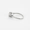 Bague 53 Solitaire or blanc et diamant 58 Facettes GU107