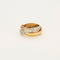 Bague 52 CARTIER - Bague Trinity 1 anneau pavé de diamants 58 Facettes
