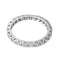 Bague 53 Bague  Alliance tour complet  Or blanc Diamant 58 Facettes 4137644CN
