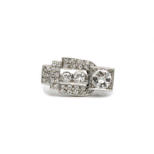 Bague Bague - Or, Platine & Diamants 58 Facettes 240063R