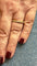 Bague 54 Demi-Alliance or jaune diamants 58 Facettes