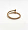 Bague 56 Cartier - Bague « juste un clou » or rose PM 58 Facettes