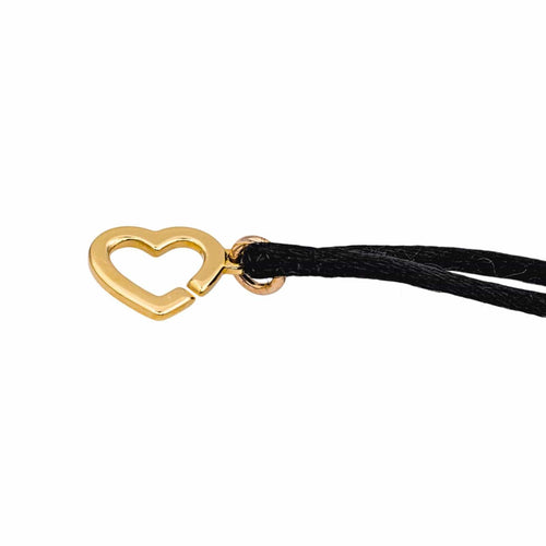 Bracelet Dinh Van Bracelet Cordon Double Cœur Or jaune 58 Facettes 5119889RV