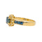 Bague 52 Bague  Marguerite Or jaune Saphir, Diamant 58 Facettes 4113819CN