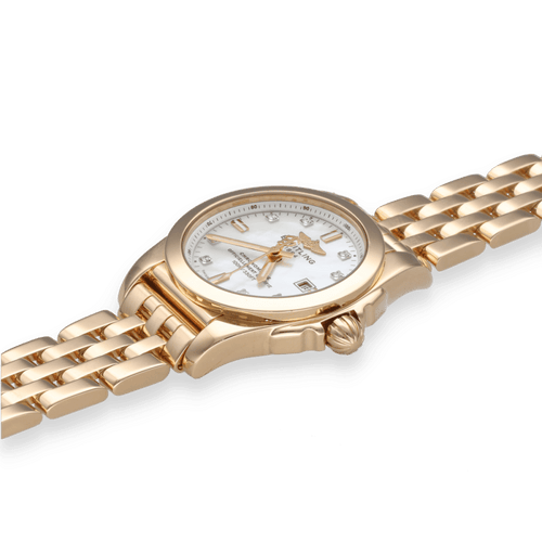 Montre Montre Breitling Lady Galactic en Or rose 18k. Quartz. 29 mm de 2019. Ref : H7234812. Ensemble complet. Prix neuf : 23620€ 58 Facettes