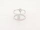 Bague 53 bague MESSIKA glam'azone 2 rangs en or blanc diamant 58 Facettes 261039