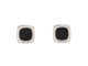 Boucles d'oreilles boucles d'oreilles DINH VAN puces impressions onyx et or blanc 58 Facettes 263824
