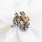 Bague Bague en or blanc avec diamants jaunes et blancs 58 Facettes