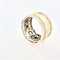 Bague BUCCELLATI - Bague bicolore or blanc et jaune avec diamants 58 Facettes