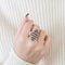 Bague 52 Bague  Marquise Rubis Perles 58 Facettes