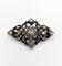 Broche Broche victorienne argent et or jaune fleurs, diamants 58 Facettes A05507