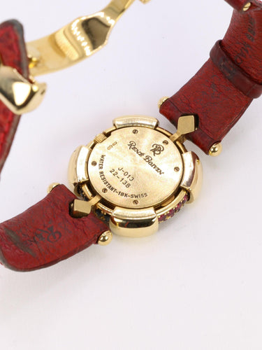 Montre RENE BOIVIN Montre Chrysalide or jaune rubis saphirs diamants 58 Facettes 1089.1