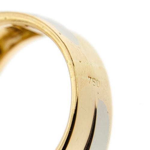 Bague Bague bandeau avec diamants 58 Facettes 35066