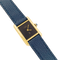 Montre Montre Cartier, "Tank Must", argent plaqué or, cadran laqué noir. 58 Facettes 34229