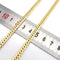 Collier Collier maille anglaise or jaune, saphirs, diamants 58 Facettes