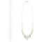 Collier en or jaune avec perles et pierres précieuses