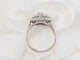 Bague 60 Bague vintage en or blanc, platine et diamants 58 Facettes 33098