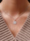 Pendentif Médaille amour Augis ronde Plus qu'hier moins que demain or blanc diamant rubis 58 Facettes J495