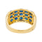 Bague 56 Bague Or jaune Saphir 58 Facettes 3752273CN