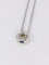 Collier CHAUMET Collier solitaire or blanc diamant 0,25 carat 58 Facettes J289