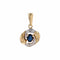 Pendentif Pendentif ors jaune et blanc saphir 58 Facettes 19-592B