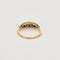 Bague 50,5 Fine bague or jaune et gris et diamants 58 Facettes DRE15742