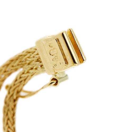 Bracelet vague en or jaune