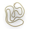 Vintage yellow gołd interlocking link 26” Chain 58 Facettes A2003D