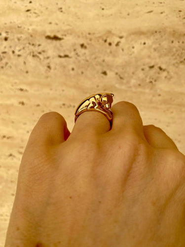 Bague 53 CARTIER - Bague Trinité Panthère en Or 58 Facettes