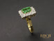 Bague Bague Style Art Déco émeraude diamants 58 Facettes A10939