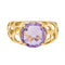 Bague 53 Bague Or jaune Améthyste 58 Facettes 3443078RV