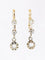 Boucles d'oreilles Dormeuses diamants taille rose or jaune 58 Facettes 1140.5