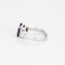 Bague 56 Bague cocktail or gris, améthyste et diamants 58 Facettes COG0441