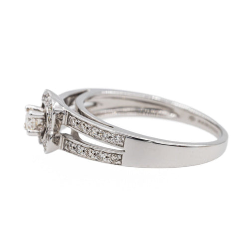 Bague 50.5 Mauboussin Bague Solitaire Chance of Love Or blanc Diamant 58 Facettes 2804213CN