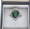 Bague 53 Bague Art déco émeraude diamant 58 Facettes