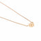 Pendentif Ginette NY Collier Mini diamond lotus on chain Or rose Diamant 58 Facettes 2595547CN