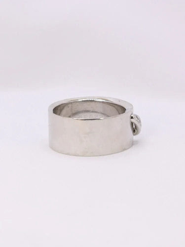 Bague CHAUMET - Bague lien or blanc diamants 58 Facettes J173