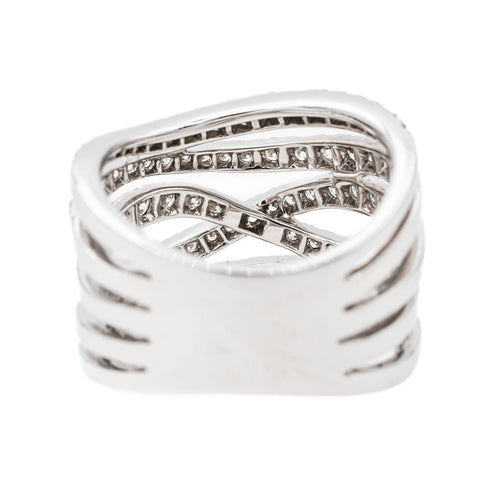 Bague 53 Bague Or blanc Diamant 58 Facettes 3230360CN