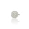 52 Double cluster diamond ring 58 Facettes