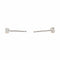 Boucles d'oreilles Boucles d'oreilles Puces Or blanc Diamant 58 Facettes 2854082CN
