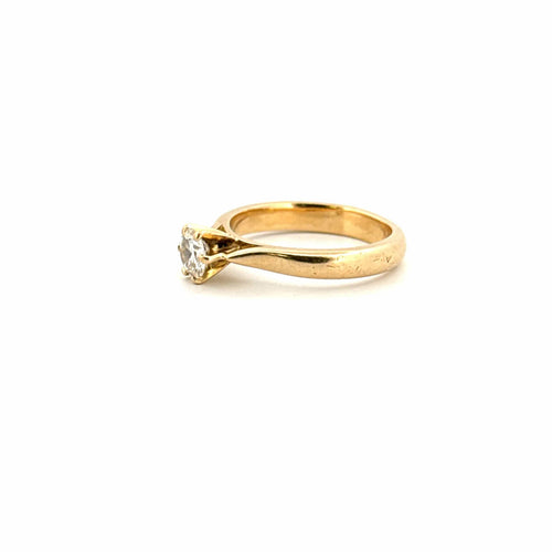 Bague Solitaire Or Jaune 18k & Diamant 58 Facettes 102-GS30652-01