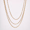 Collier Chaine sautoir ancienne en or jaune 58 Facettes 24-245
