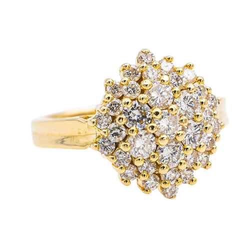 Bague 49 Bague Pompadour Or jaune Diamant 58 Facettes 3429813CN