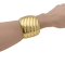Bracelet manchette vintage or jaune. 58 Facettes 34282