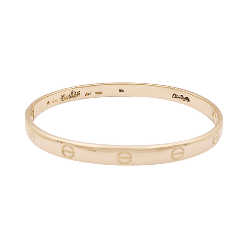 Bracelet Cartier "Love" or jaune. 58 Facettes 34173