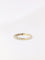 Bague 51 Demi-Alliance américaine en or blanc et diamants 0,48 ct 58 Facettes J117