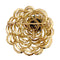 Broche Clip vintage Cartier, or jaune et turquoises. 58 Facettes 33462