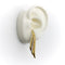 Boucles d'oreilles Boucles d'oreilles en forme d'aile en or 14 carats et diamants 58 Facettes