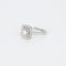 Bague 50 Bague de fiançailles or blanc diamants 58 Facettes